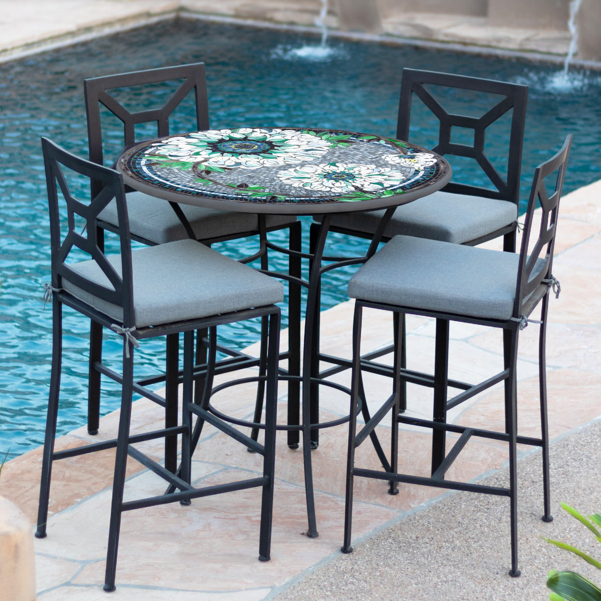 Azula Mosaic High Dining Set