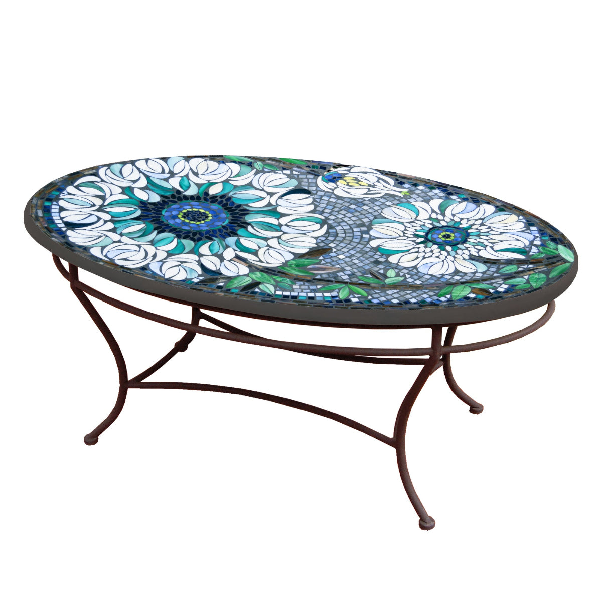 Azula Mosaic Coffee Table - Oval