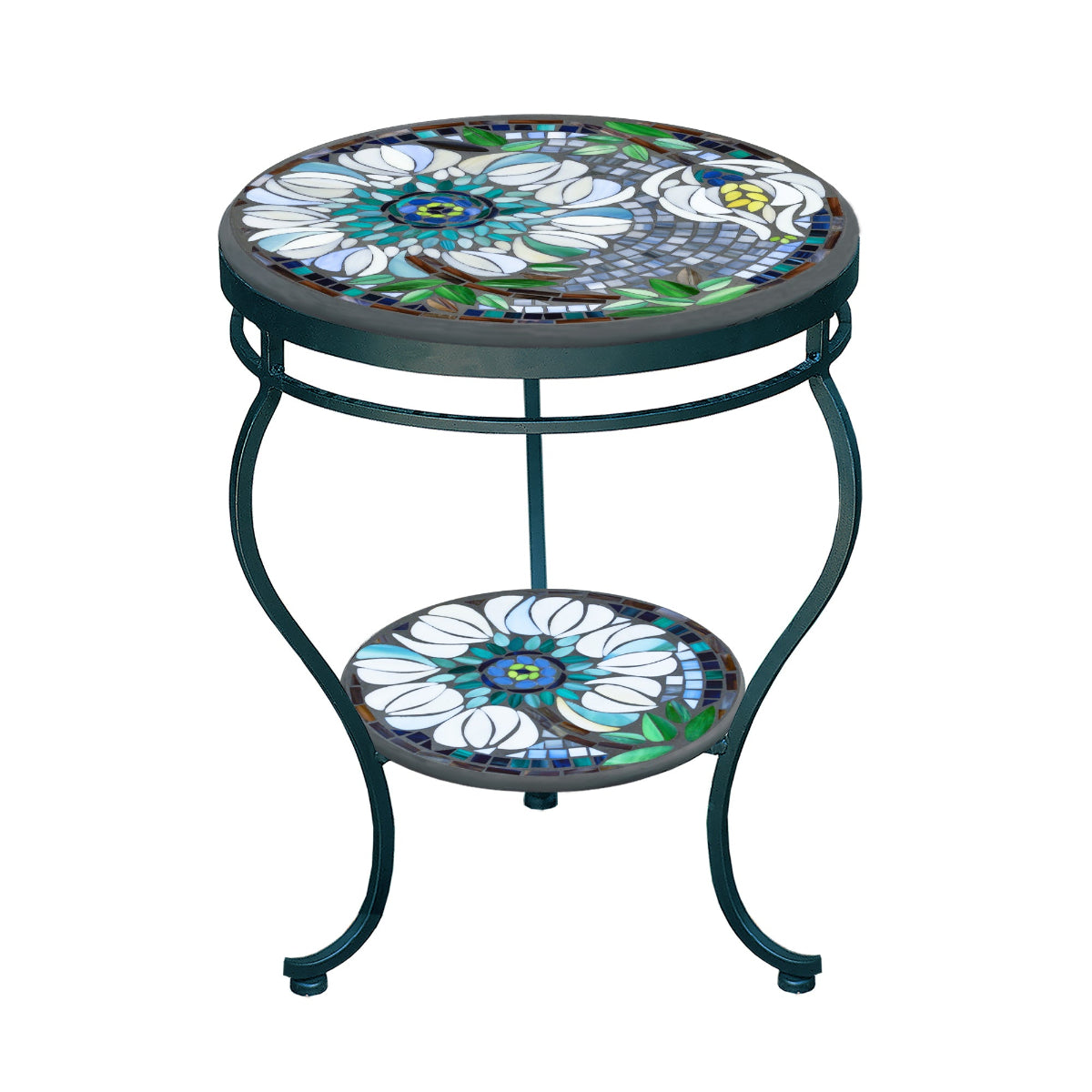 Azula Mosaic Side Table - Tiered