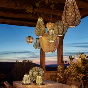 Balloon Mandela Lantern - Gold