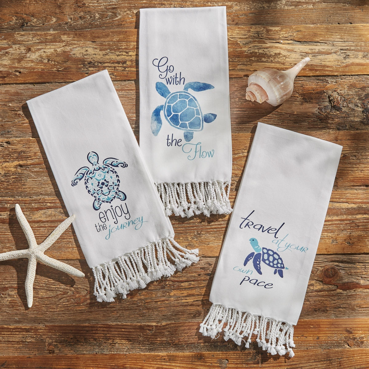 Beach Happy Dish Towel Set