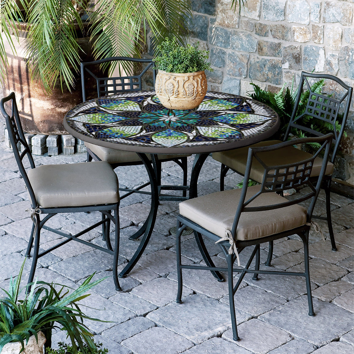 Belcarra Mosaic Patio Set