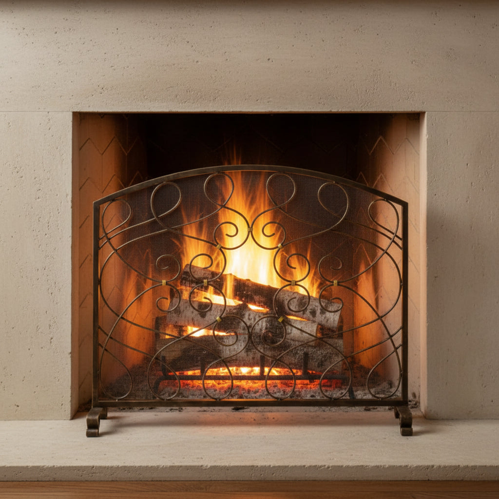 Bellavita Arched Loop Fireplace Screen