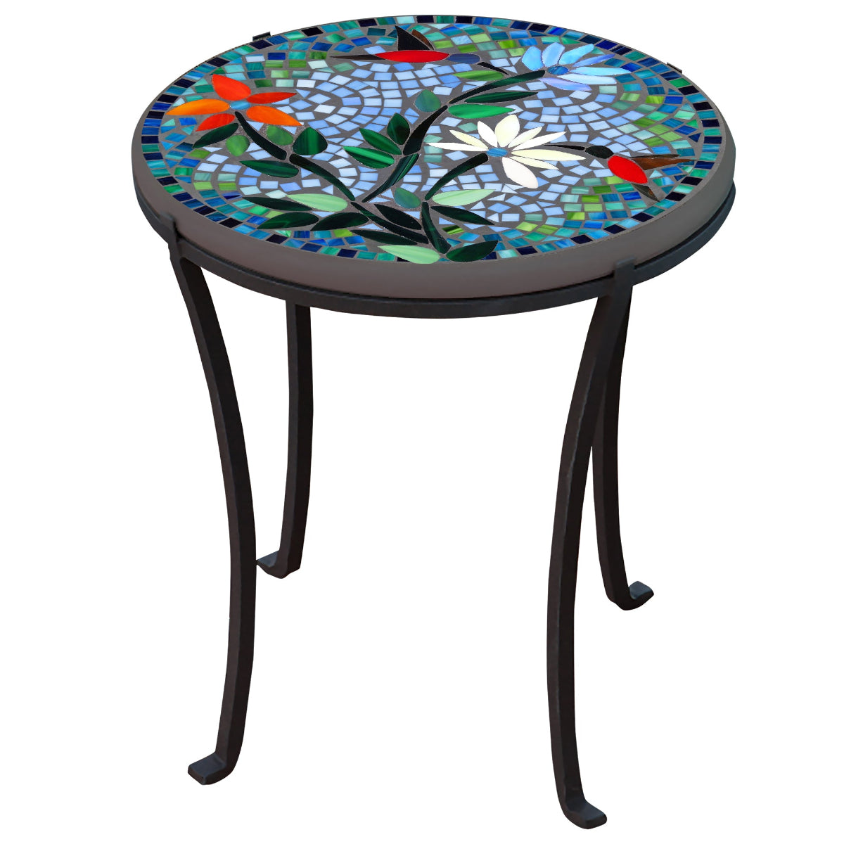 Blue Sky Hummingbird Mosaic Chaise Table