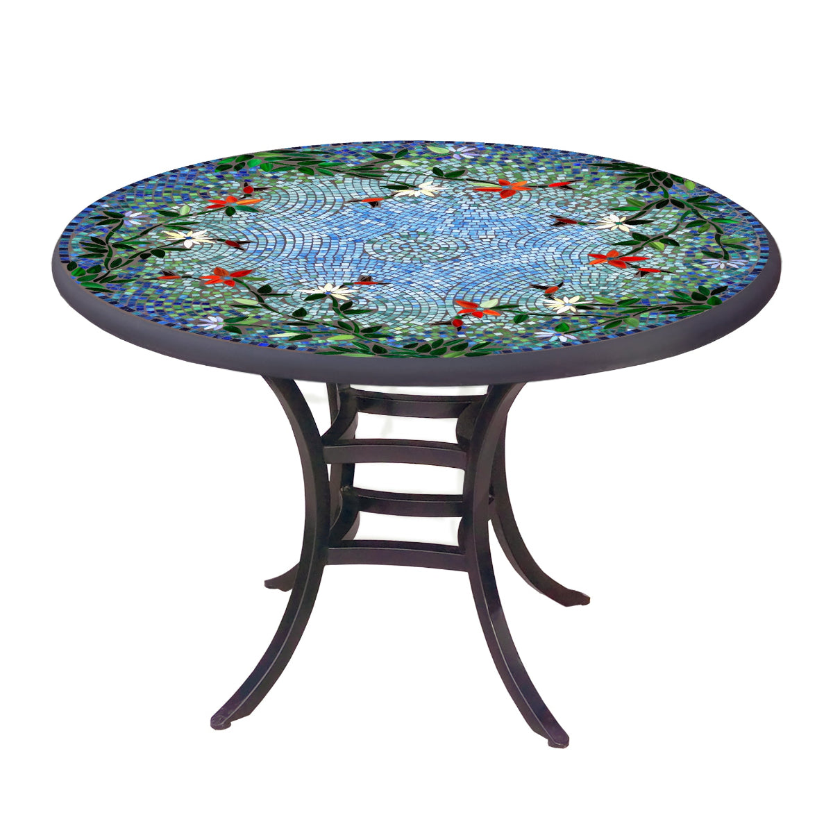Blue Sky Hummingbird 48", 54" or 60" Mosaic Patio Table