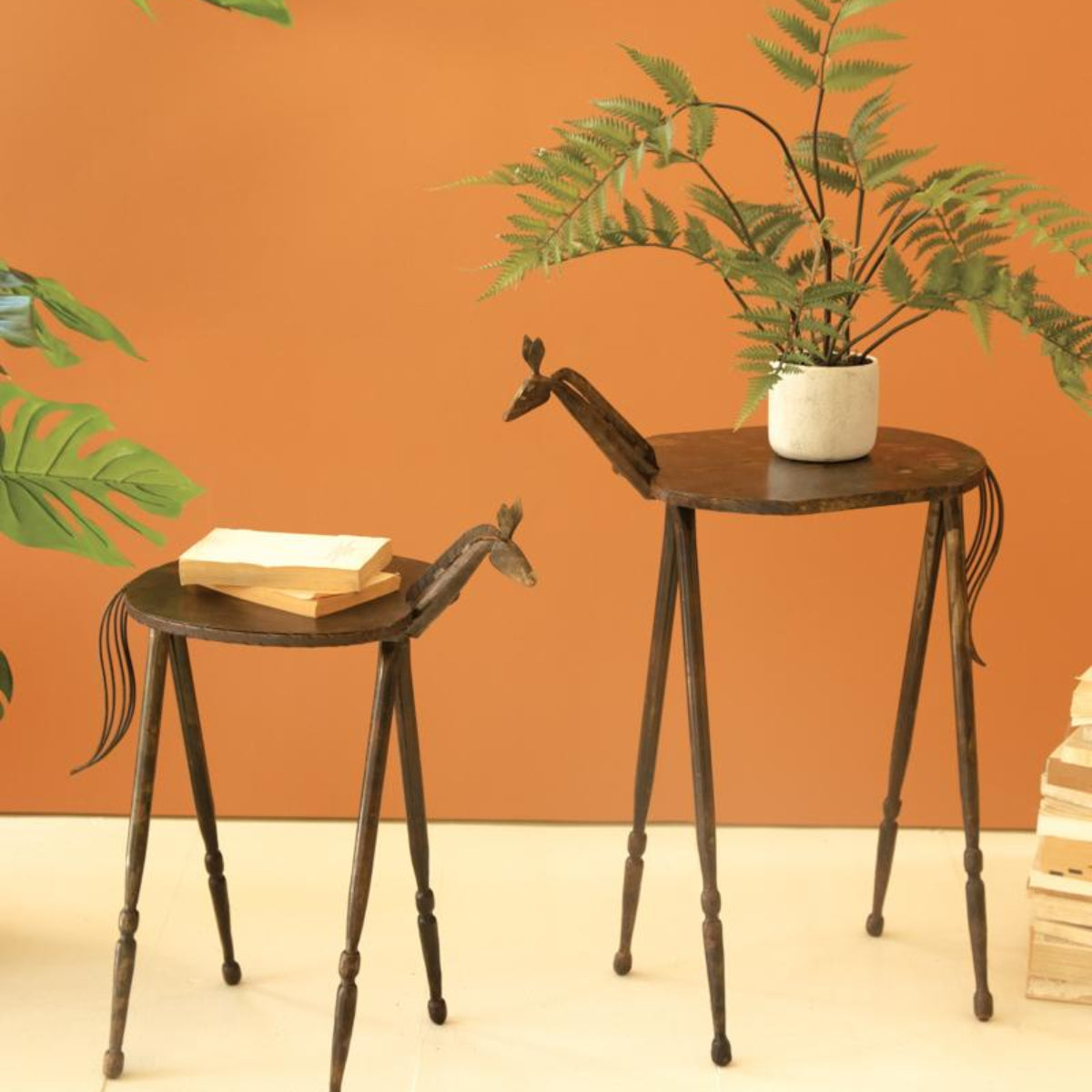 Bridlewood Horse Accent Table Set