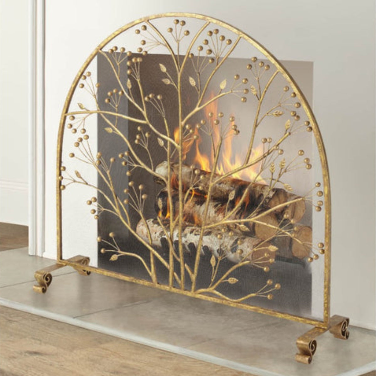 Budding Branch French Fire Screen