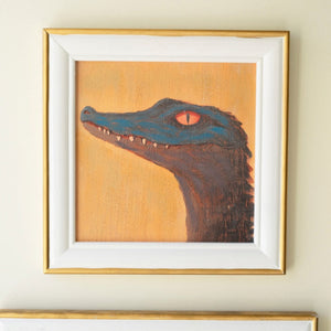 Playful Menagerie Framed Animal Prints Set