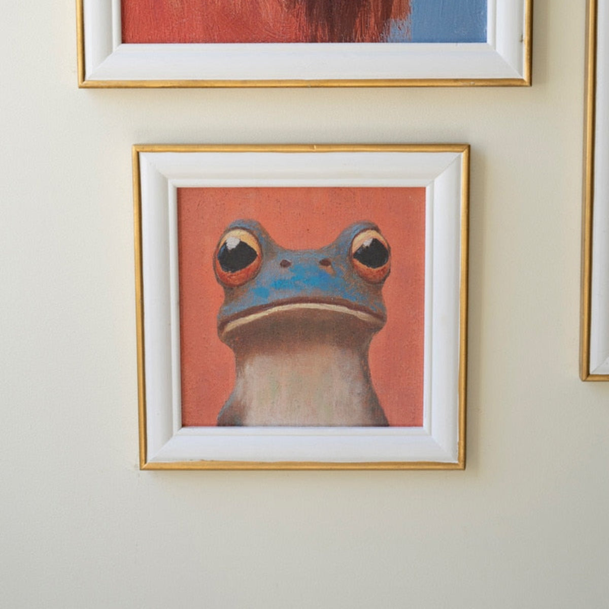 Playful Menagerie Framed Animal Prints Set