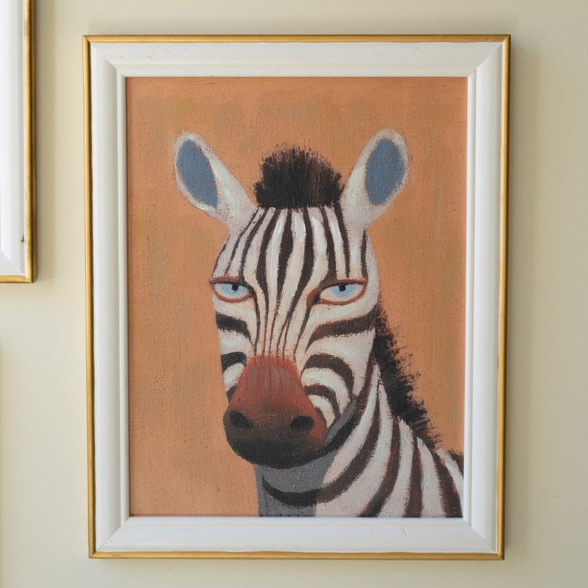 Playful Menagerie Framed Animal Prints Set