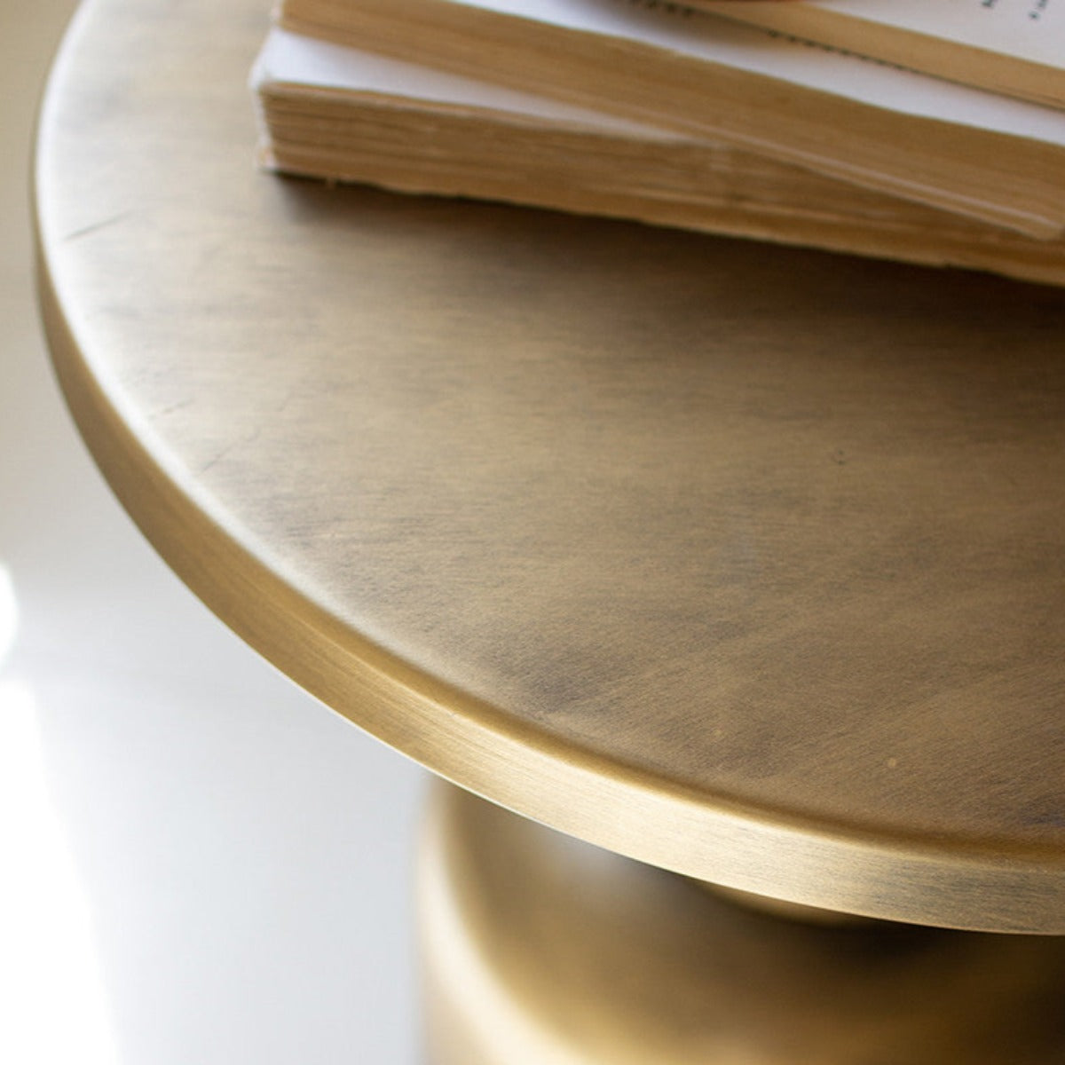 Vintage Vogue Brass Accent Table