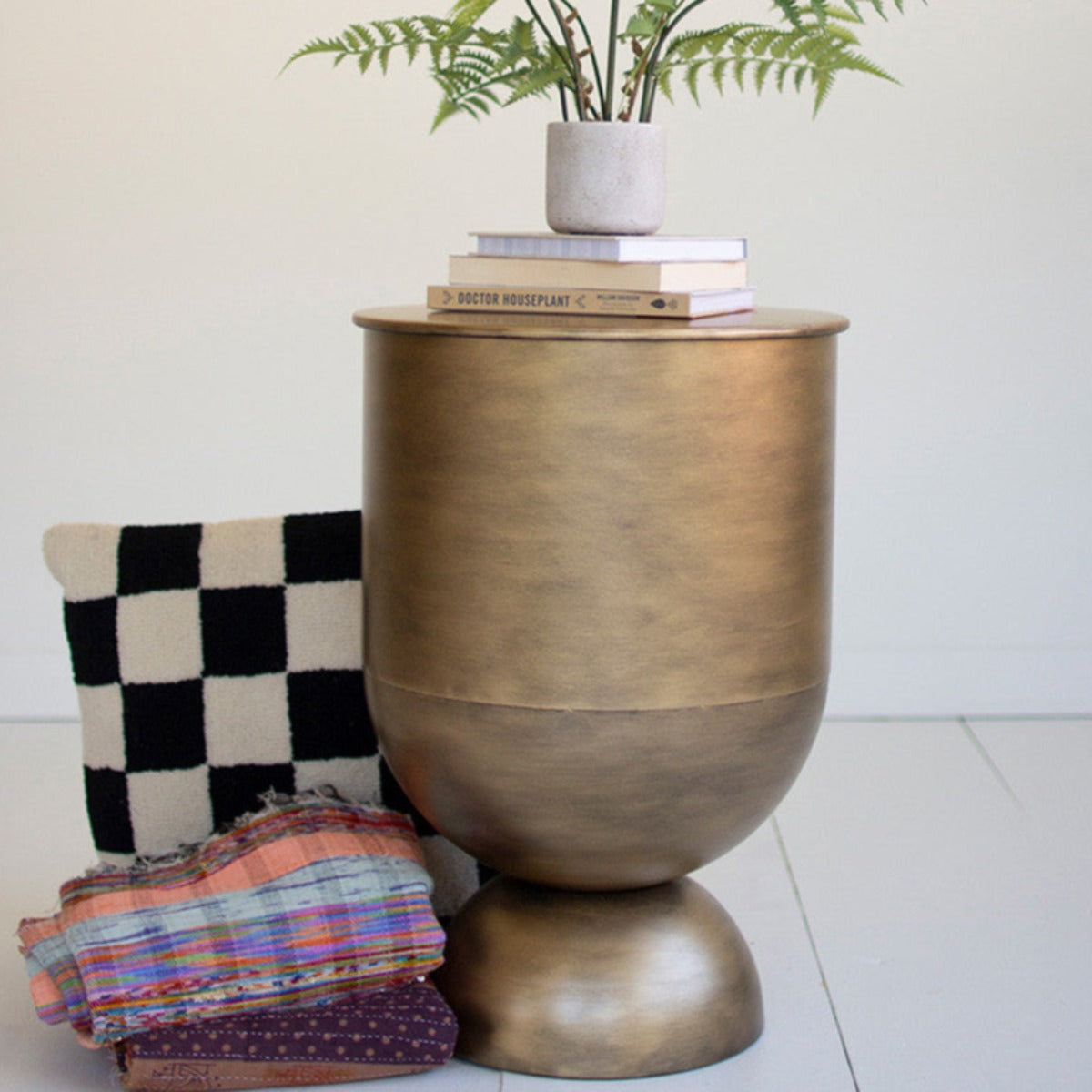 Brass Treasure Storage Table