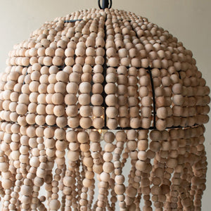 Driftwood Jellyfish Beaded Pendant