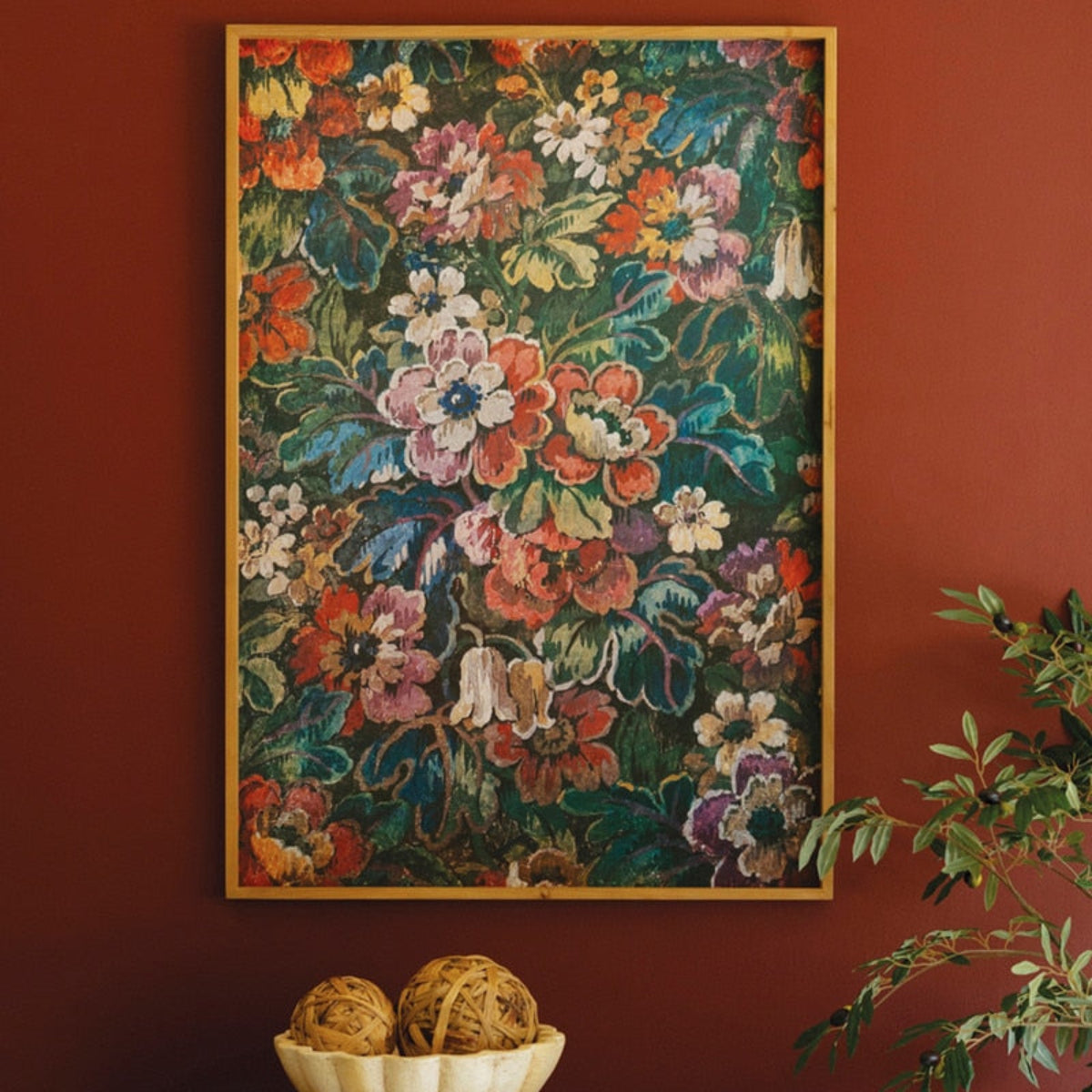 Verdant Garden Wall Print