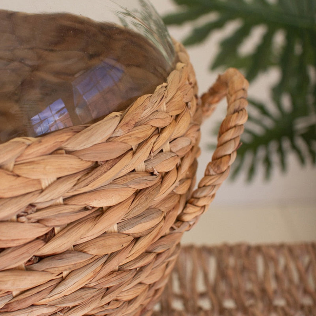 Riviera Damigiana Wrapped Glass Vessel