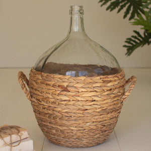 Riviera Damigiana Wrapped Glass Vessel