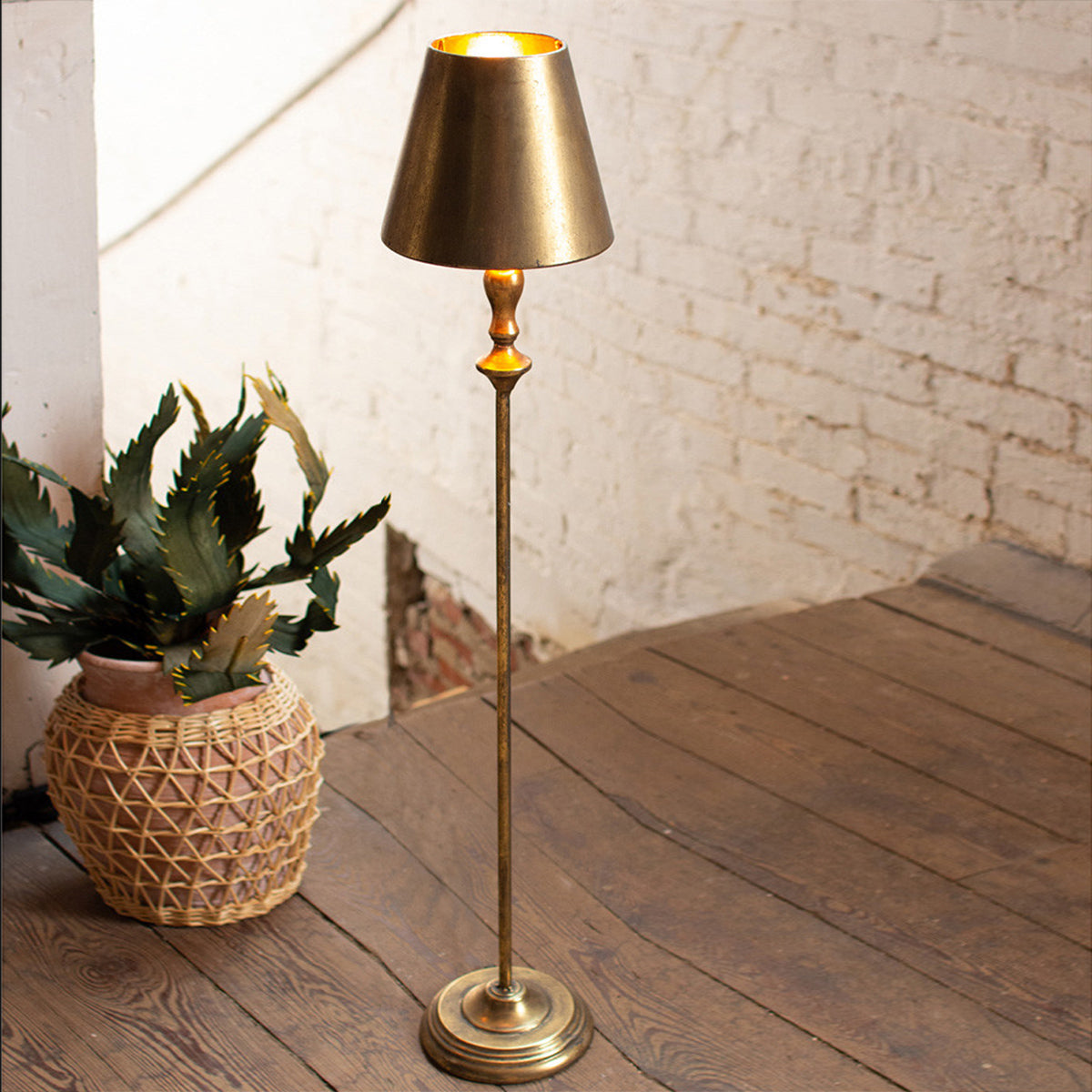 Gilded Charm Tall Lamp