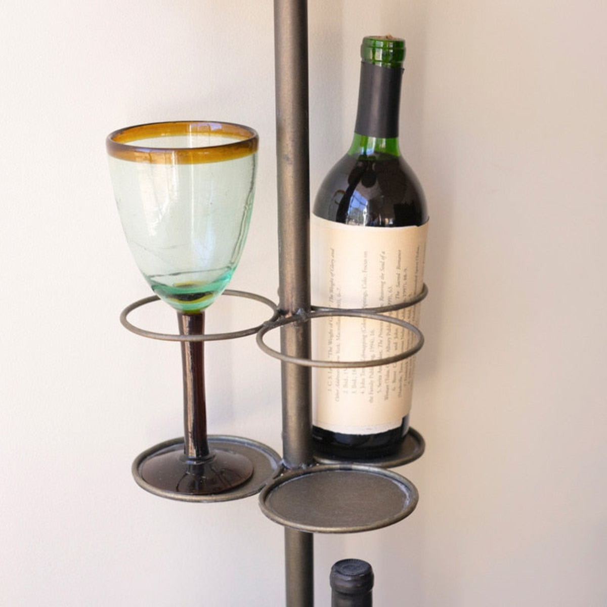 Vertical Cellar Metal Wall Wine Rack