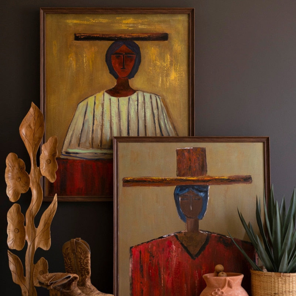 Still Strength Framed Southwest Portrait