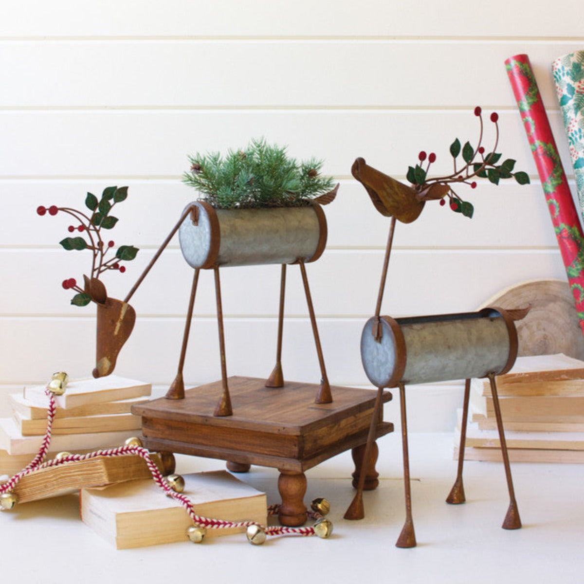 Reindeer Planters