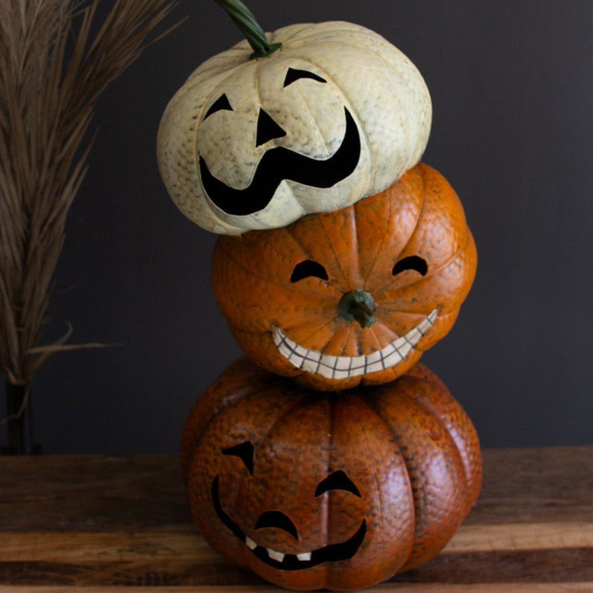 Stacked Jack-O-Lanterns