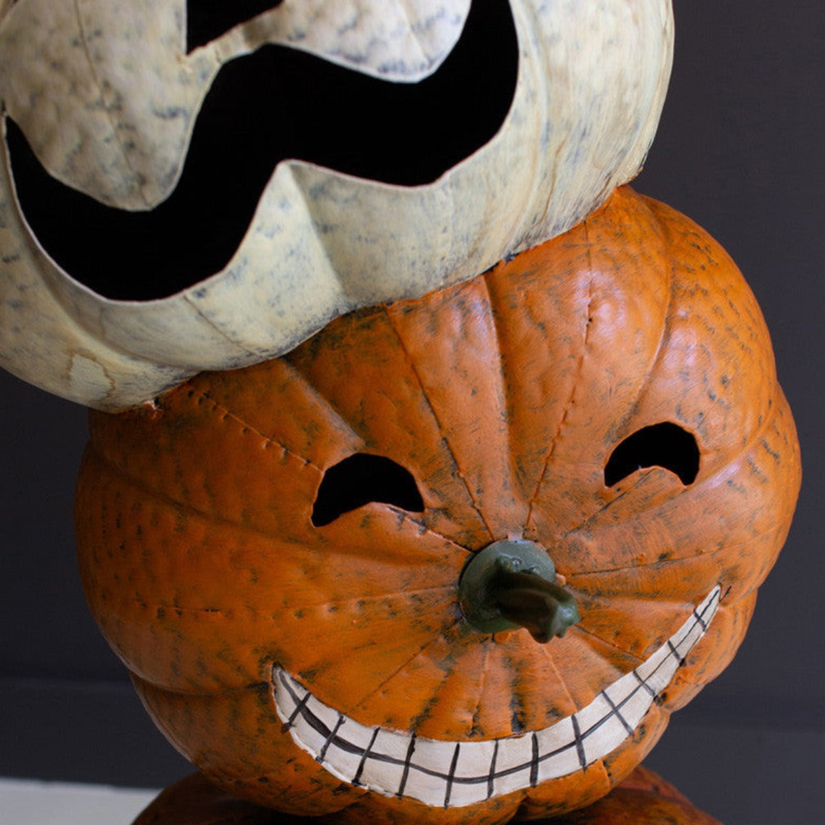 Stacked Jack-O-Lanterns