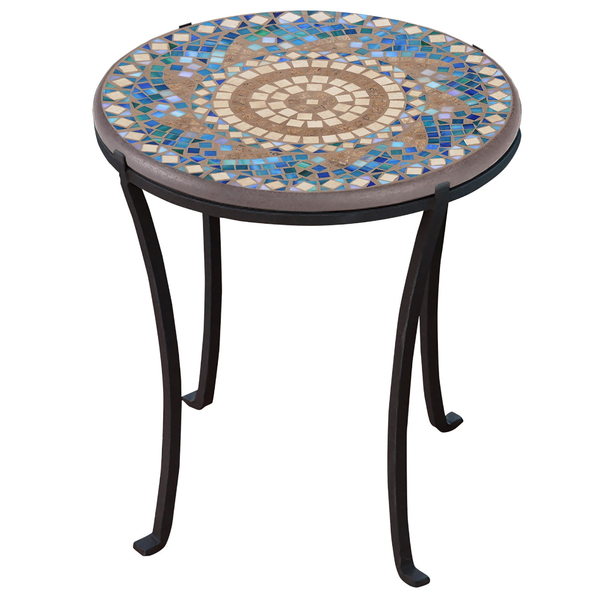 Caribbean Sea Mosaic Chaise Table-1