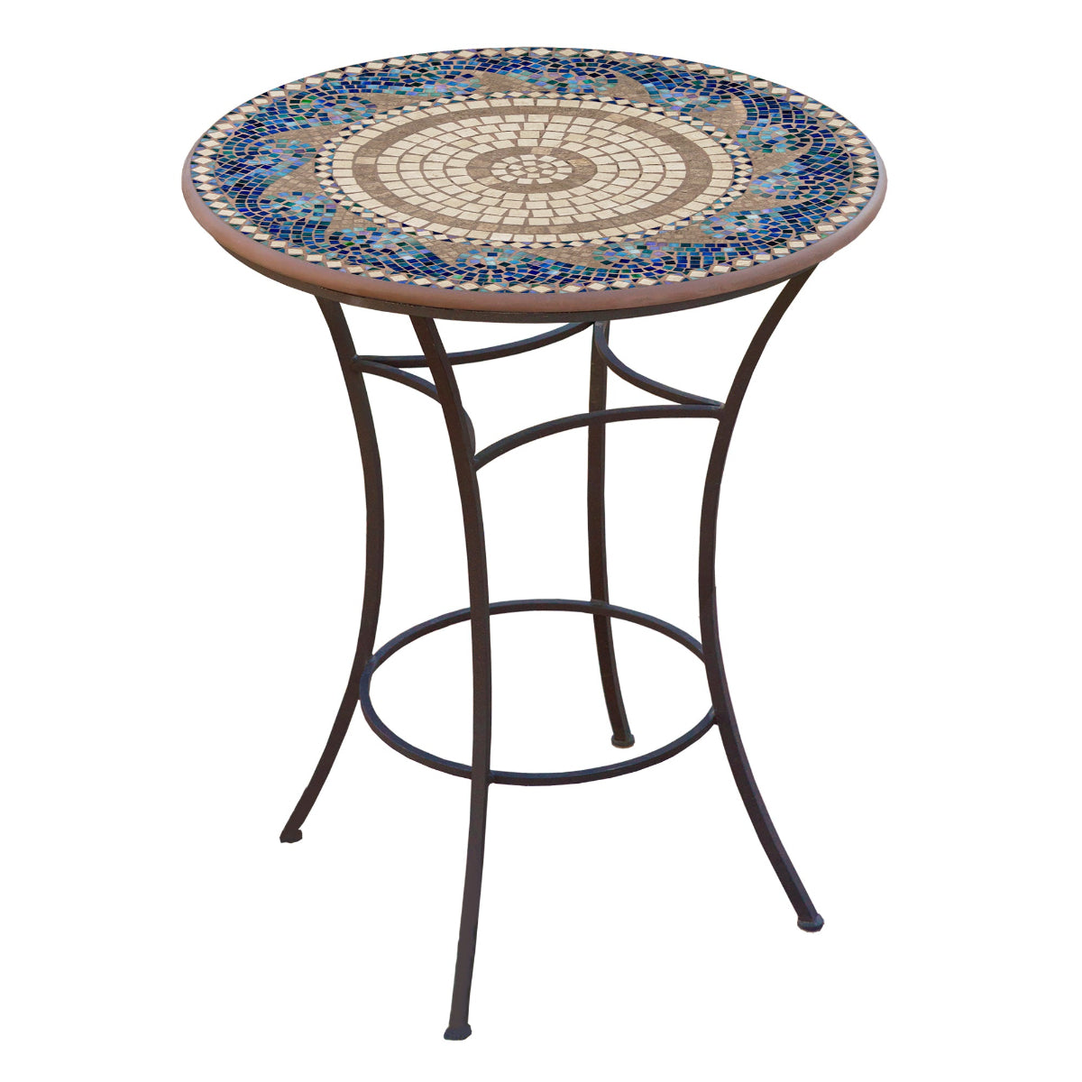 Caribbean Sea Mosaic High Dining Table