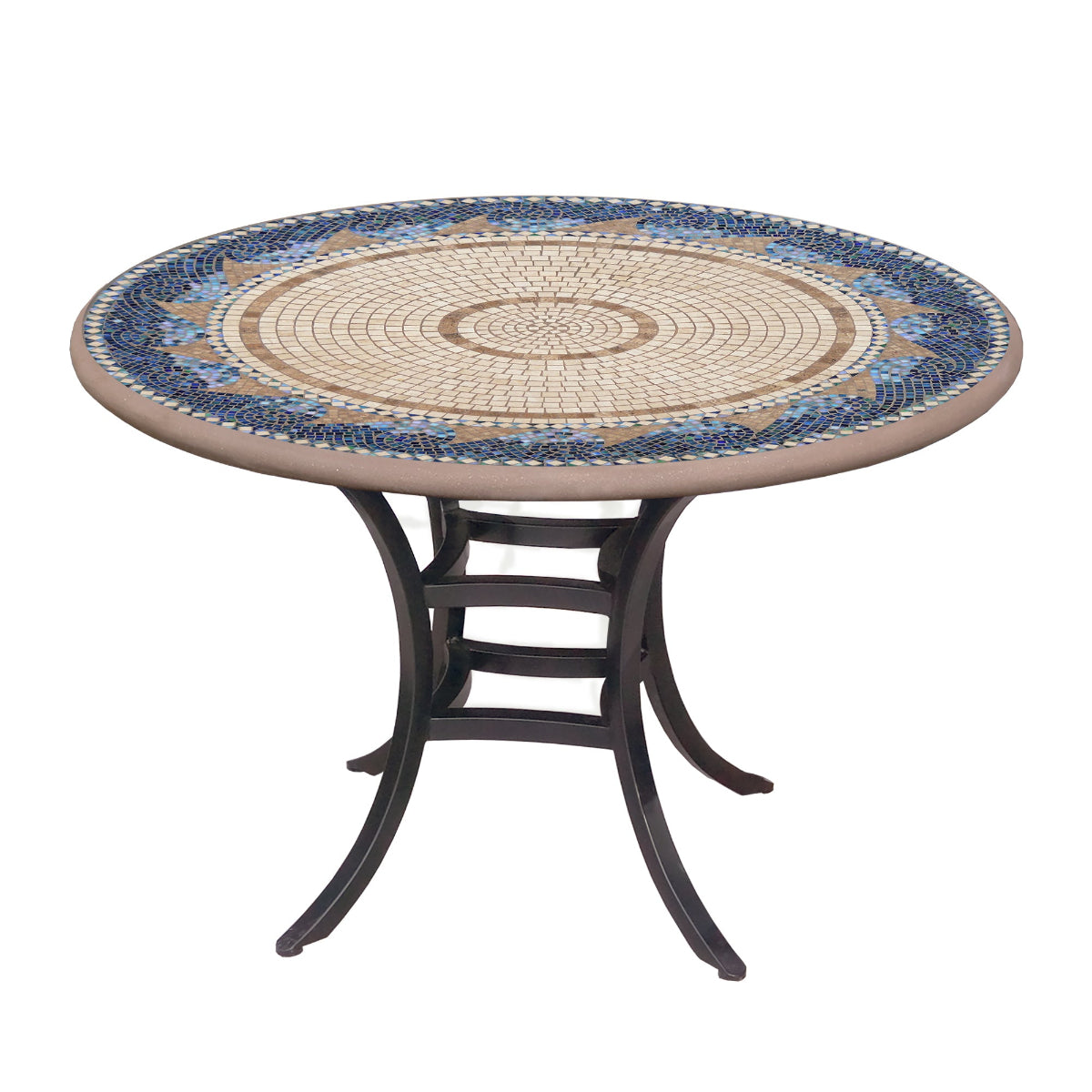 Caribbean Sea Mosaic Patio Table 42"-60"