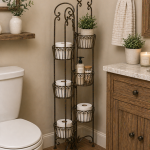 Cast Iron Folding Bathroom Stand