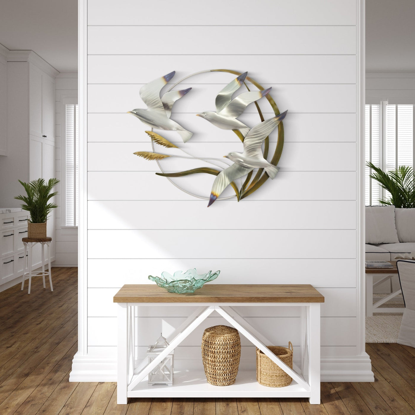 Coastal Ascent - Metal Wall Sculpture