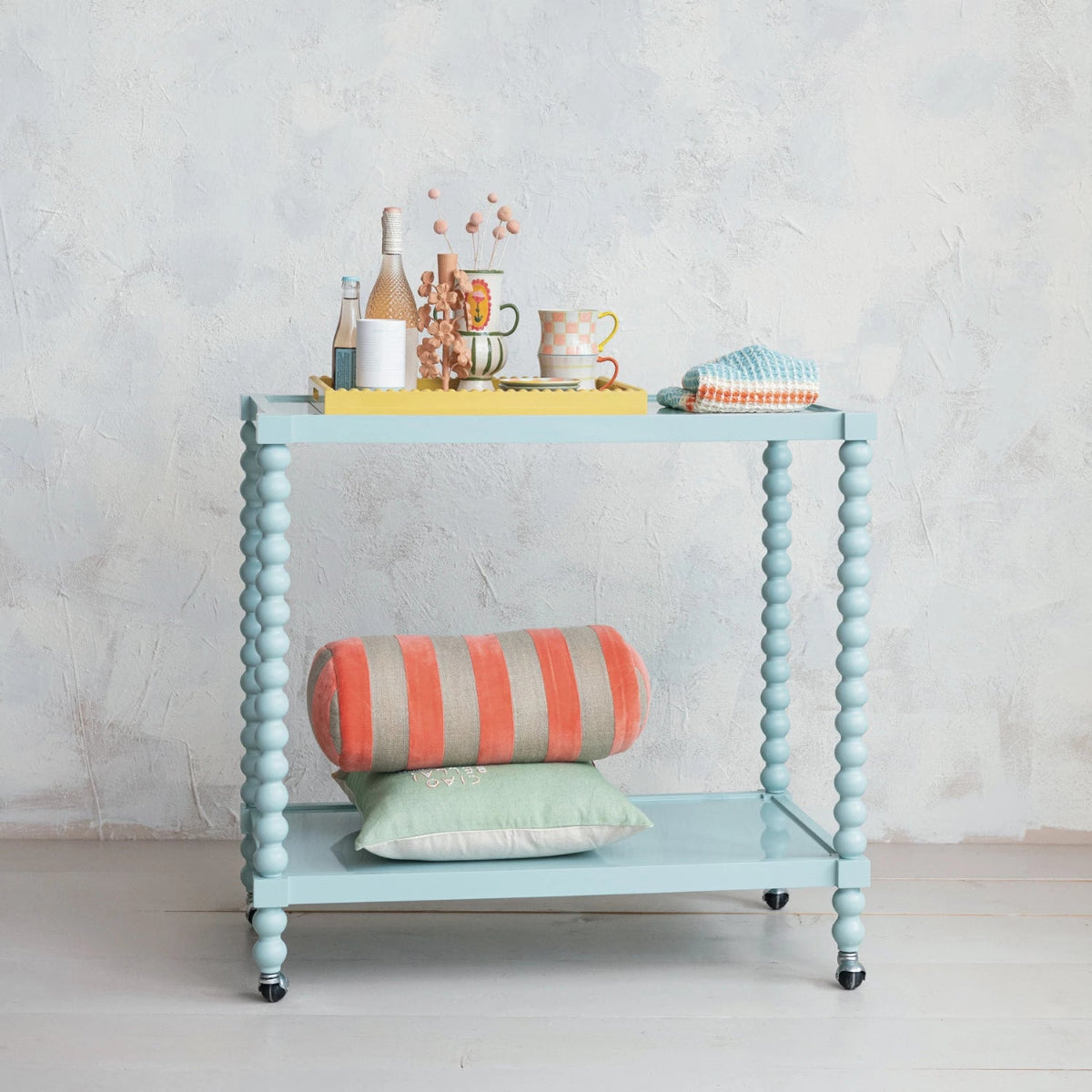 Coastal Charm Bar Cart