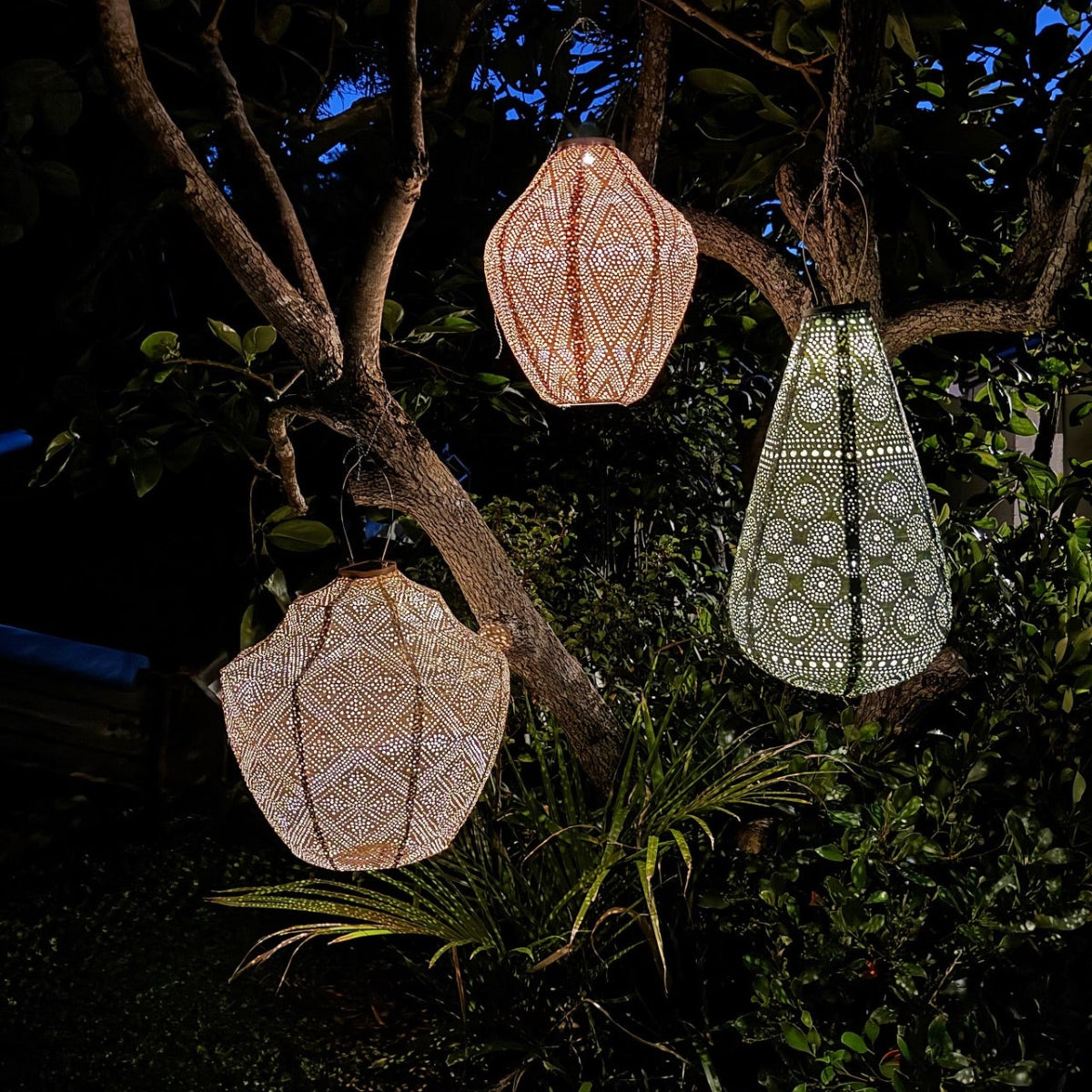 Crown Lantern - Gold (Topaze) | Tyvek Hanging Lantern