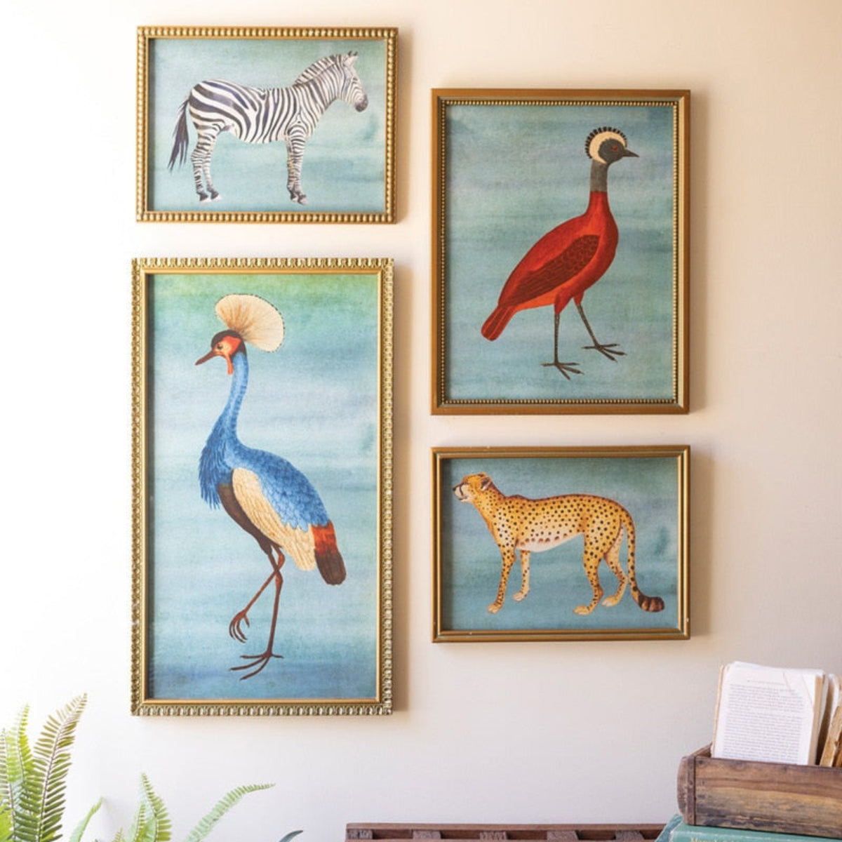Curious Creatures Framed Prints Set