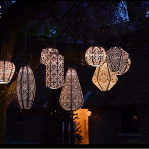 Cylinder Lantern - Light Taupe - Mandela
