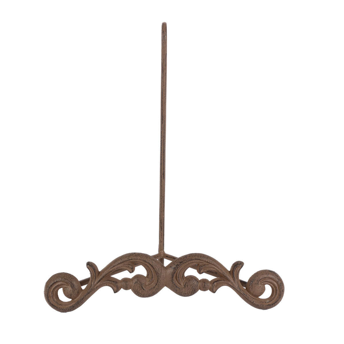 Decorative acanthus cookbook stand for a kitchen counter