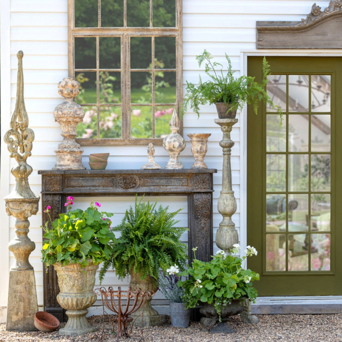 Library Fireplace Mantel