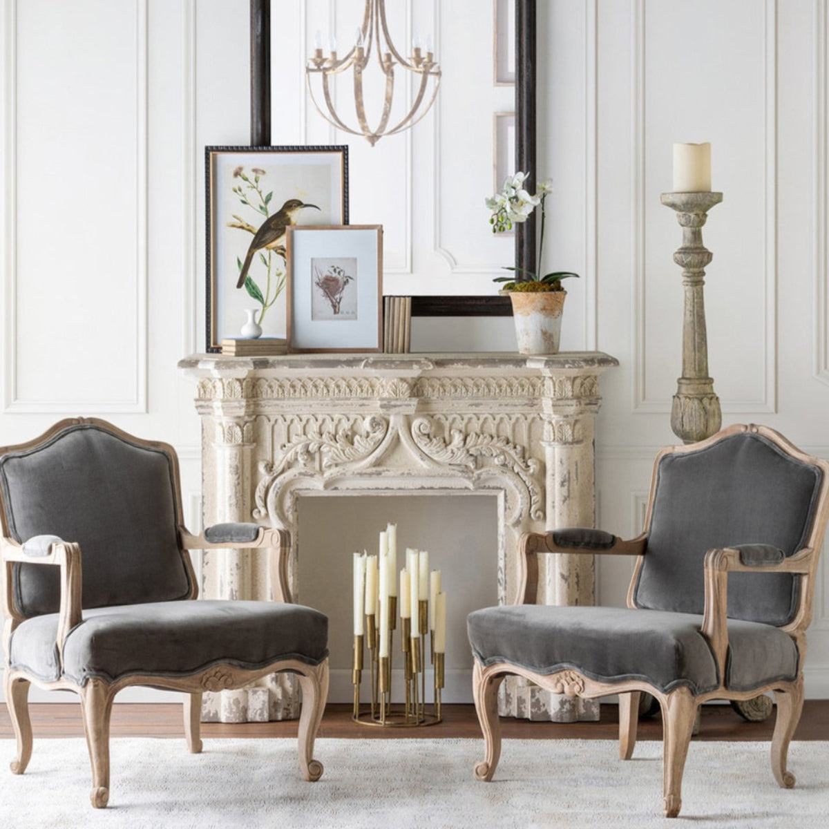 Grand Maison Fireplace Mantel