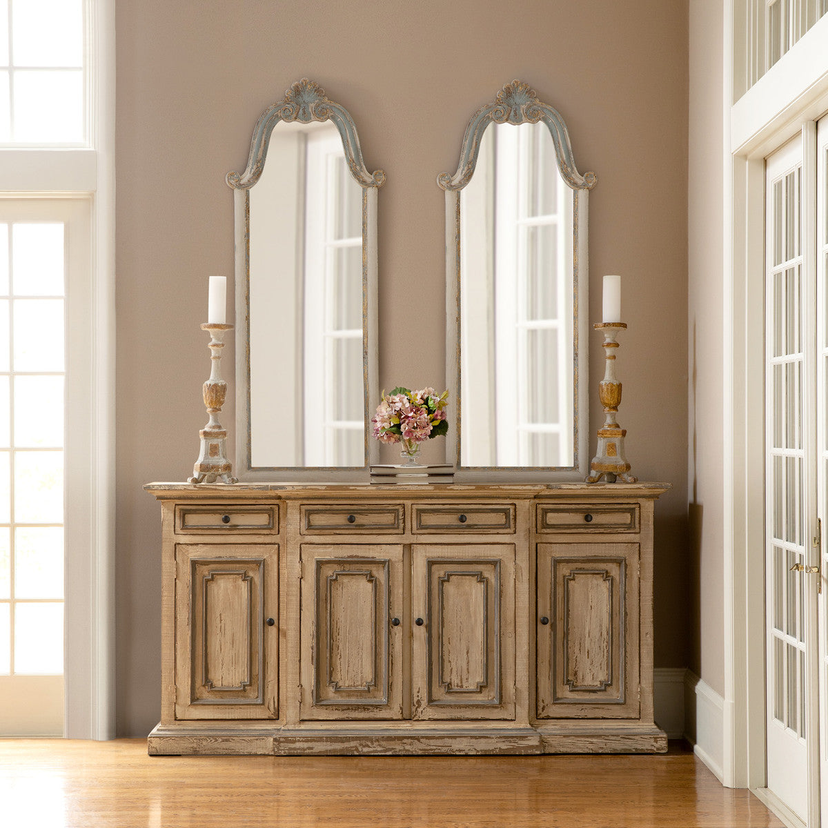 Cedric Old Pine Console Table