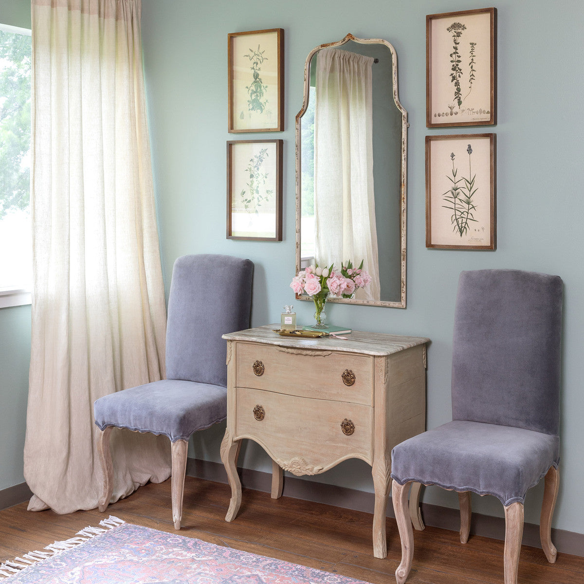 Estate Velvet Upholstered Chair