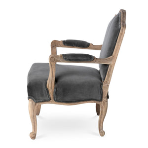Chloe Velvet Arm Chair