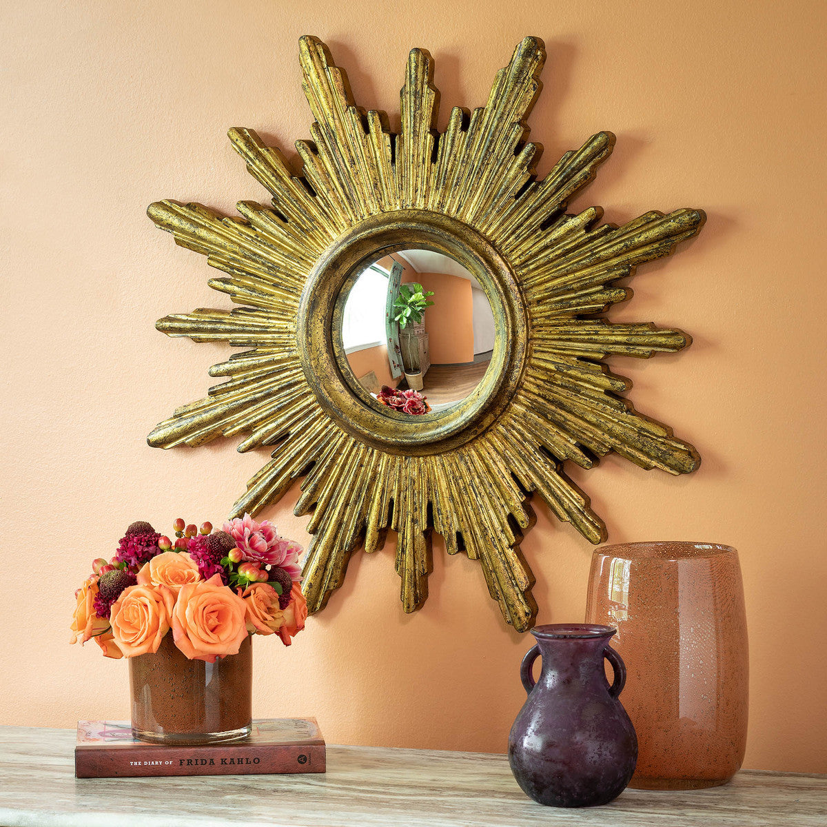 Golden Sunburst Mirror