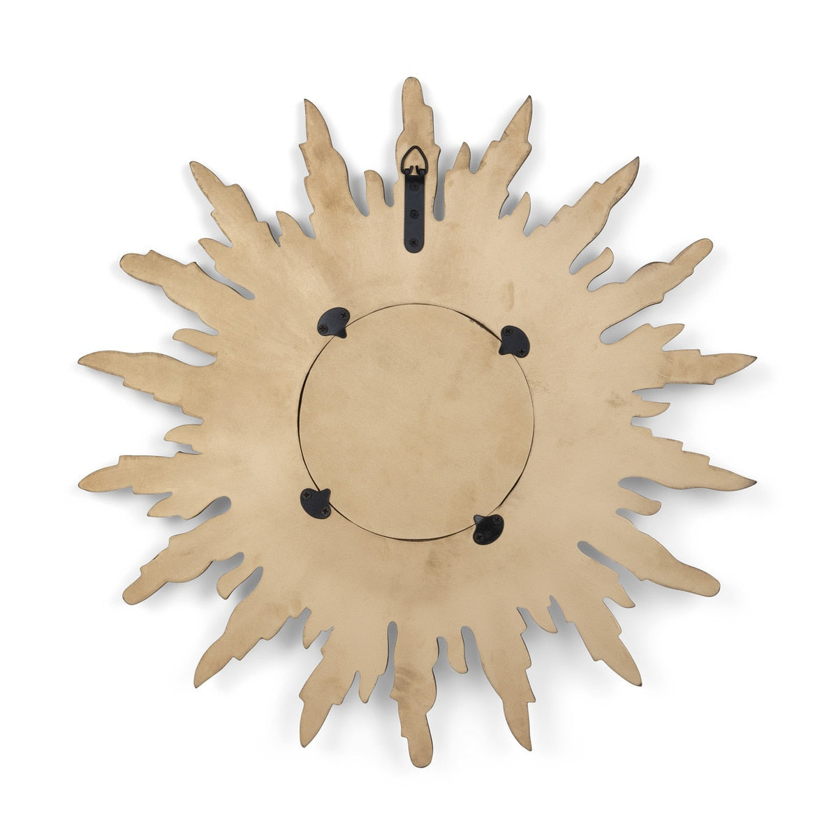 Eliana Gilded Sunburst Wall Mirror in Antique Gold, 23.5 Inch