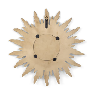 Eliana Gilded Sunburst Wall Mirror in Antique Gold, 23.5 Inch