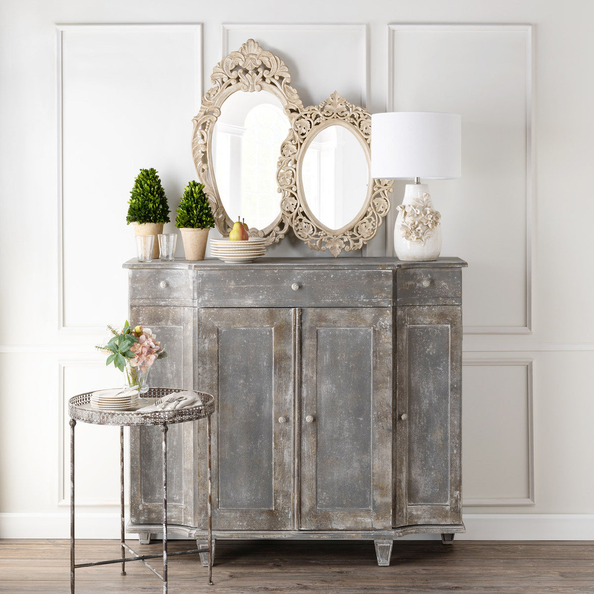 Auvergne Carved Wood Mirrors