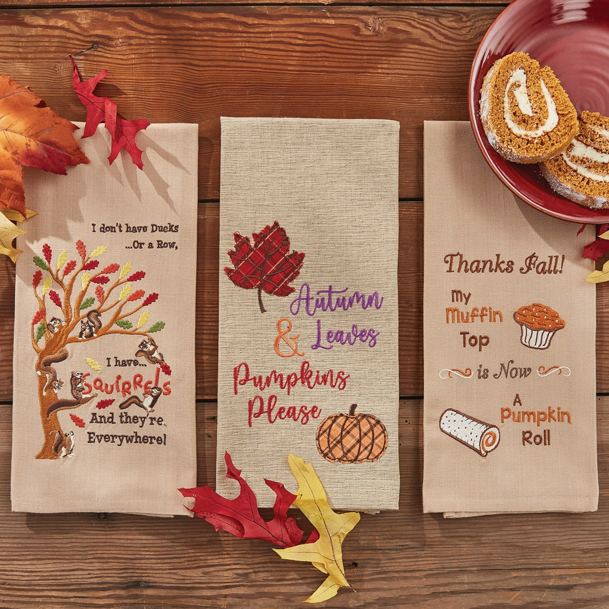 Fall Follies Dish Towel Set