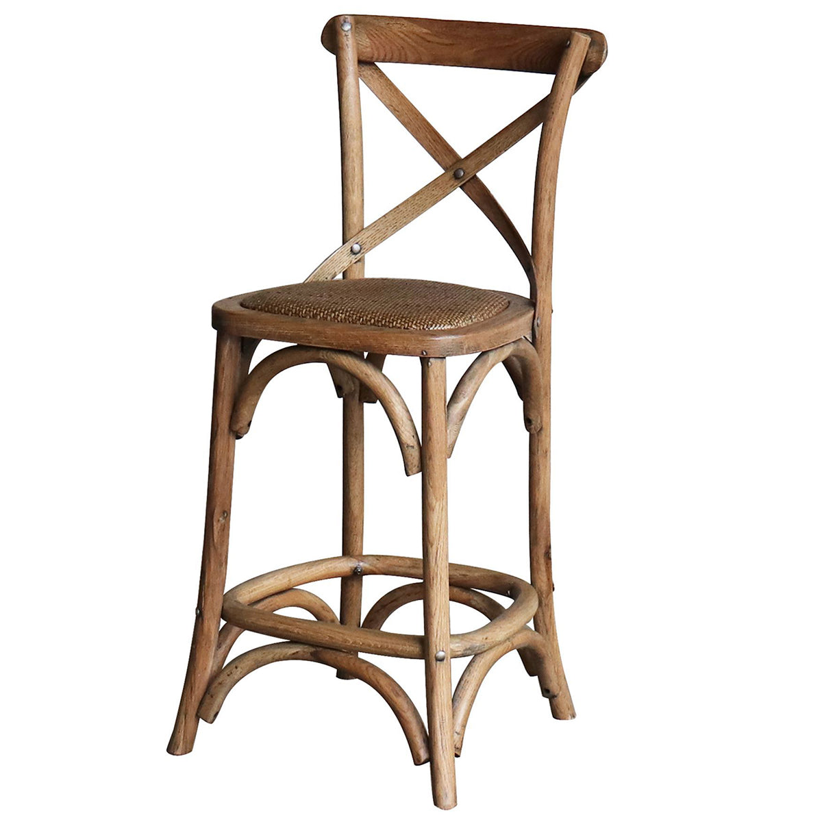 Farmhouse Crossback Counter Stool