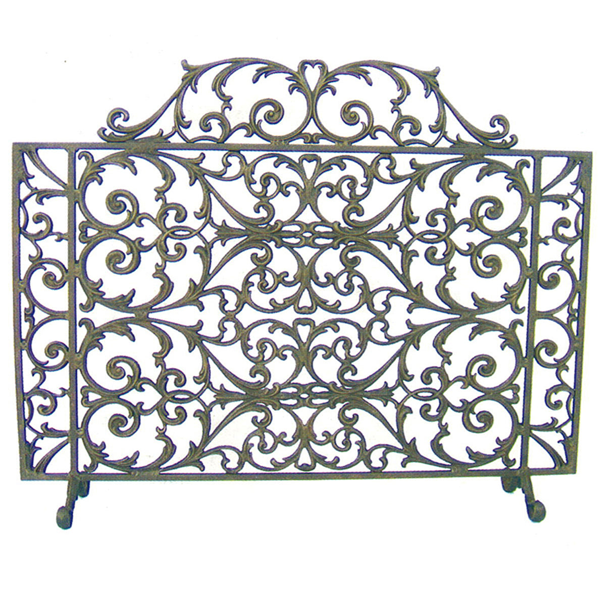 Filigree French Fireplace Screen