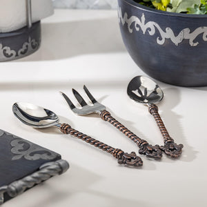 Fleur de Lis 3pc Hostess Set-1