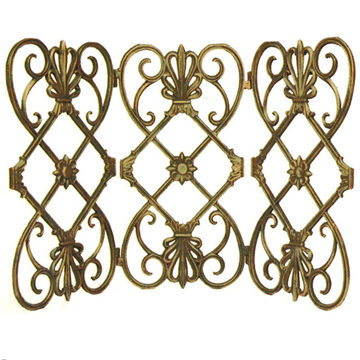 Fleur de Lis Fireplace Screen